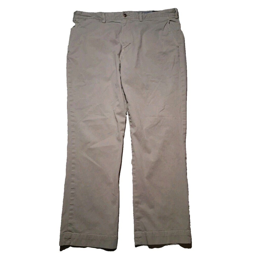 Polo Ralph Lauren Pony Pants Men's 38x30 Biege Chino Dress Pants Cotton - Picture 2 of 6
